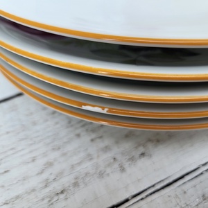Alföldi porcelán_6 db-os bazsarózsás kistányér szett - otthon & életmód - konyhafelszerelés, tálalás - tálalás - tányér & étkészlet - Meska.hu