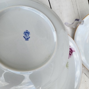 Alföldi porcelán_6 db-os bazsarózsás kistányér szett - otthon & életmód - konyhafelszerelés, tálalás - tálalás - tányér & étkészlet - Meska.hu