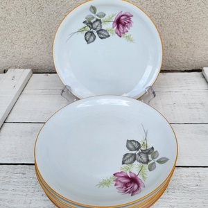 Alföldi porcelán_6 db-os bazsarózsás kistányér szett, Otthon & Életmód, Konyhafelszerelés, tálalás, Tálalás, Tányér & Étkészlet, , MESKA