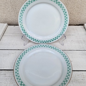 Alföldi porcelán_kockás kistányér pár, Otthon & Életmód, Konyhafelszerelés, tálalás, Tálalás, Tányér & Étkészlet, , MESKA