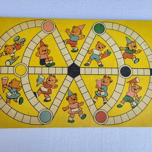 Vintage, retro, 2 oldalas társasjáték tábla, Játék & Sport, Táblajáték és Kártyajáték, Társasjátékok, , MESKA