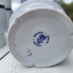 Alföldi porcelán_UNISET-212_kék csíkos, 9 db-os bögreszett_menza,kórházi - otthon & életmód - konyhafelszerelés, tálalás - tálalás - bögre & csésze - Meska.hu