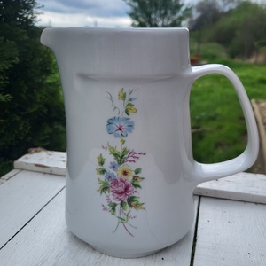 Alföldi porcelán_vizeskancsó_virágos , Otthon & Életmód, Konyhafelszerelés, tálalás, Tálalás, Üveg & Kancsó, , MESKA