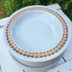 Alföldi porcelán_terrakotta tányérkészlet, Otthon & Életmód, Konyhafelszerelés, tálalás, Tálalás, Tányér & Étkészlet, , MESKA