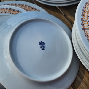 Alföldi porcelán_terrakotta tányérkészlet 2. - otthon & életmód - konyhafelszerelés, tálalás - tálalás - tányér & étkészlet - Meska.hu