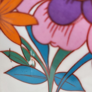 Alföldi porcelán_virágos süteménykínáló tál - otthon & életmód - konyhafelszerelés, tálalás - tálalás - kínálótál - Meska.hu