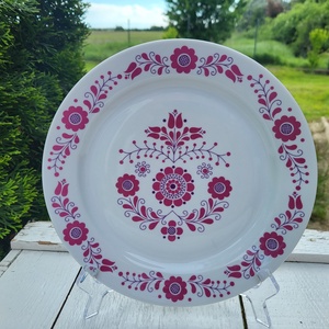 Alföldi porcelán falitányér_lila, Otthon & Életmód, Dekoráció, Fali és függő dekoráció, Falra akasztható dekor, , MESKA