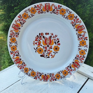 Alföldi porcelán falitányér_tulipános, Otthon & Életmód, Dekoráció, Fali és függő dekoráció, Falra akasztható dekor, , MESKA