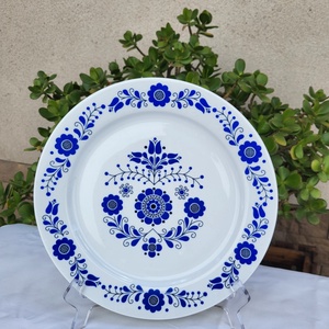 Alföldi porcelán falitányér_kék, Otthon & Életmód, Dekoráció, Fali és függő dekoráció, Falra akasztható dekor, , MESKA