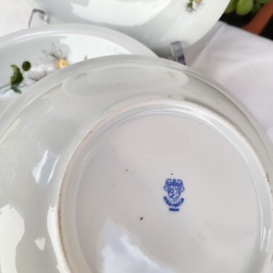 Alföldi porcelán_margarétás mélytányér szett_6 db-os - otthon & életmód - konyhafelszerelés, tálalás - tálalás - tányér & étkészlet - Meska.hu
