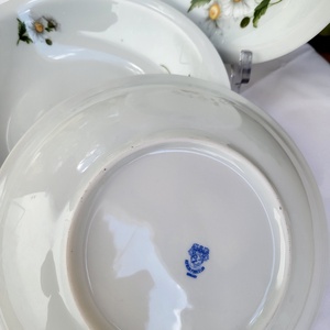 Alföldi porcelán_margarétás mélytányér szett_4 db-os - otthon & életmód - konyhafelszerelés, tálalás - tálalás - tányér & étkészlet - Meska.hu