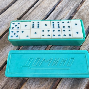 Vintage, retro szovjet dominó, Játék & Sport, Táblajáték és Kártyajáték, Dominó, , MESKA
