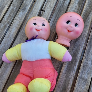 Vintage, variálható fejű, gyümölcs baba_Fruit Doll Les Toufous Mundia Lemon_'70-es évek, Játék & Sport, Baba & babaház, Baba, , MESKA