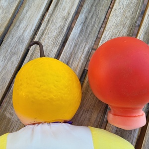 Vintage, variálható fejű, gyümölcs baba_Fruit Doll Les Toufous Mundia Lemon_'70-es évek - játék & sport - baba & babaház - baba - Meska.hu