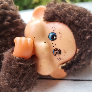 Vintage monchhichi pár - játék & sport - plüssállat & játékfigura - majom - Meska.hu