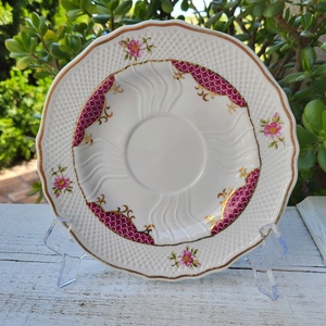Hollóházi porcelán_Henriett mintás teás csészealj készletpótlásra, Otthon & Életmód, Konyhafelszerelés, tálalás, Tálalás, Bögre & Csésze, , MESKA