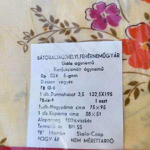 Vintage, retro Skála-Coop ágyneműhuzat szett - otthon & életmód - lakástextil - ágynemű - Meska.hu