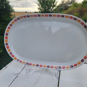 Alföldi porcelán_ritkább menzamintás sültes tál - Meska.hu