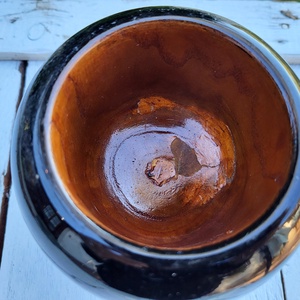 Lakkozott kínai fa váza/kaspó/gyertyatartó - otthon & életmód - dekoráció - virágdísz és tartó - váza - Meska.hu