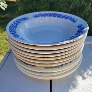 Vintage, szovjet fajansz tányérkészlet, Otthon & Életmód, Konyhafelszerelés, tálalás, Tálalás, Tányér & Étkészlet, , MESKA