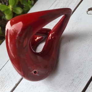 Mid Century_Zsolnay_Török János Hangulat_ökörvérmázas kerámia_jelzetlen! - otthon & életmód - dekoráció - dísztárgy - Meska.hu