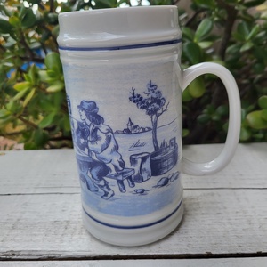 Hollóházi porcelán_jelenetes söröskorsó, Otthon & Életmód, Konyhafelszerelés, tálalás, Tálalás, Sörös pohár és korsó, , MESKA