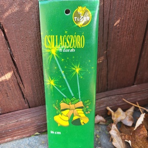 Karácsonyi gyöngysor+csillagszóró - karácsony - karácsonyi lakásdekoráció - karácsonyfadíszek - Meska.hu