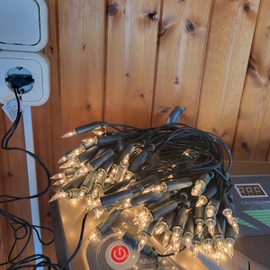 Karácsonyi izzósor, fényfüzér - karácsony - karácsonyi lakásdekoráció - karácsonyi fénydekoráció - Meska.hu