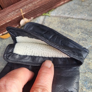 Női bőrkesztyű_szürke - ruha & divat - sál, sapka, kendő - kesztyű - Meska.hu