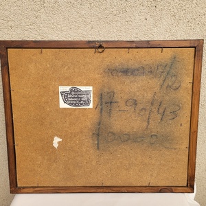 László Elemér Pilisi hegyek festmény - művészet - festmény - olajfestmény - Meska.hu