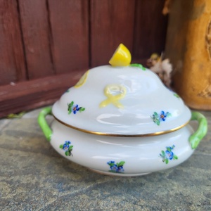 Herendi porcelán_citromfogós bonbonier, Otthon & Életmód, Dekoráció, Dísztárgy, , MESKA