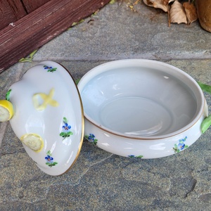 Herendi porcelán_citromfogós bonbonier - otthon & életmód - dekoráció - dísztárgy - Meska.hu