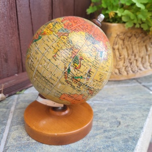 Mid Century, vintage, politikai földgömb - otthon & életmód - dekoráció - dísztárgy - Meska.hu