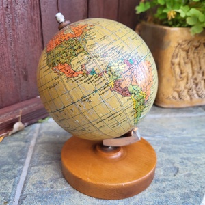 Mid Century, vintage, politikai földgömb, Otthon & Életmód, Dekoráció, Dísztárgy, , MESKA