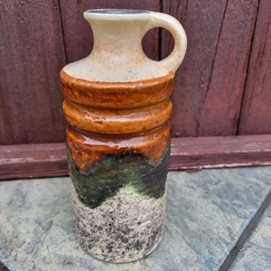 Mid Century, vintage Haldensleben kerámia váza, Otthon & Életmód, Dekoráció, Virágdísz és tartó, Váza, , MESKA