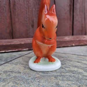 Hollóházi porcelán_mókus - otthon & életmód - dekoráció - dísztárgy - Meska.hu