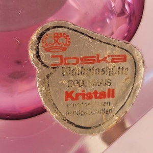Vintage, Joska Waldglashütte Bodenmais kristály asztali öngyújtó - otthon & életmód - dekoráció - asztal és polc dekoráció - hamutál, öngyújtó, pipa - Meska.hu