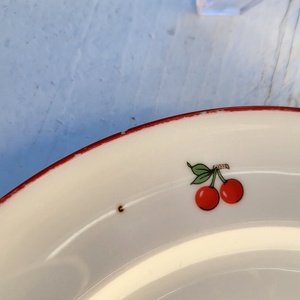 Alföld porcelán_cseresznyés kistányér pár - otthon & életmód - konyhafelszerelés, tálalás - tálalás - tányér & étkészlet - Meska.hu