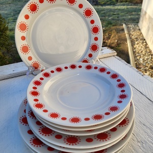 Alföldi porcelán_Centrum Varia napocskás vegyes tányérszett, Otthon & Életmód, Konyhafelszerelés, tálalás, Tálalás, Tányér & Étkészlet, , MESKA