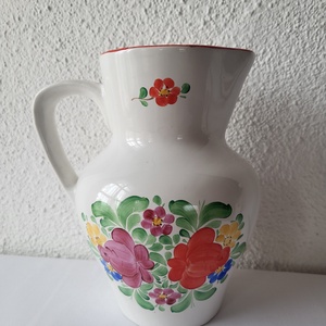 Kézzel festett, ritka Gránit vizeskancsó, Otthon & Életmód, Konyhafelszerelés, tálalás, Tálalás, Üveg & Kancsó, , MESKA