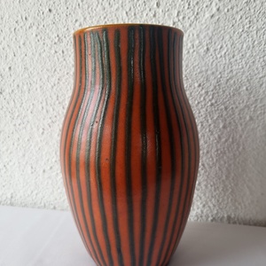 Retro, vintage Tófej kerámia váza - otthon & életmód - virágdekoráció - virágtartó - váza - Meska.hu