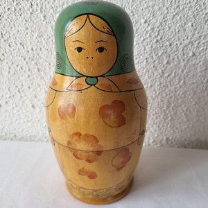 Vintage,retro, orosz Matrjoska baba szett_nagy méretű, 8 db-os! - otthon & életmód - dekoráció - dekoratív figurák és szobrok - Meska.hu