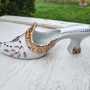 Vintage, porcelán díszpapucs, Otthon & Életmód, Dekoráció, Dekoratív figurák és szobrok, , MESKA