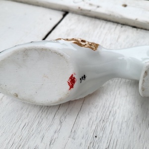 Vintage, porcelán díszpapucs - otthon & életmód - dekoráció - dekoratív figurák és szobrok - Meska.hu