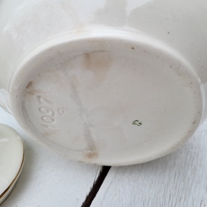 Antik, vintage Sadler fajansz teáskanna - otthon & életmód - konyhafelszerelés, tálalás - tálalás - üveg & kancsó - Meska.hu