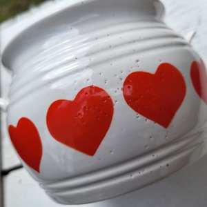 Gránit szívecskés sótartó - otthon & életmód - konyhafelszerelés, tálalás - konyhai tárolás - fűszertartó - Meska.hu