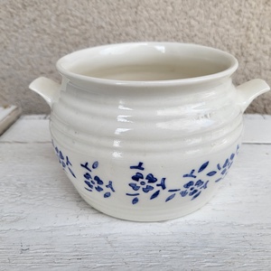 Gránit kékvirágos sótartó_ritka!, Otthon & Életmód, Konyhafelszerelés, tálalás, Konyhai tárolás, Fűszertartó, , MESKA