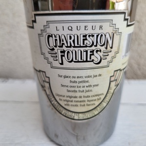 Vintage francia Marie Brizard Charleston Follies likőrös palack, shaker - otthon & életmód - konyhafelszerelés, tálalás - flaska, csatos üveg - Meska.hu