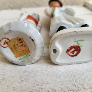 Hollóházi porcelán_kézzel festett, népviseletes fiú-lány páros - otthon & életmód - dekoráció - dekoratív figurák és szobrok - Meska.hu