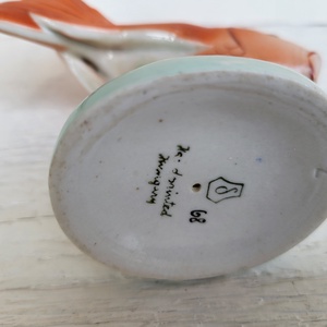 Régi, Drasche porcelán_kézzel festett halacska - otthon & életmód - dekoráció - dekoratív figurák és szobrok - Meska.hu